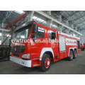 Howo water tank-foam fire fighting truck